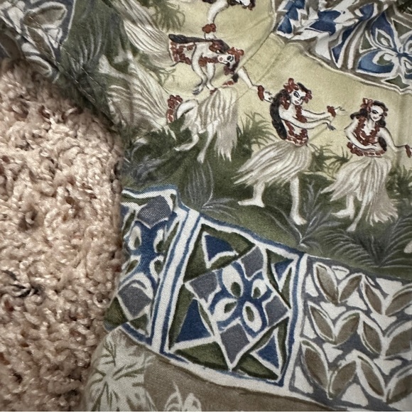 Vintage Campia Moda Tan Button Up Hawaiian Shirt Short Sleeve Men’s Size 2X - Picture 14 of 16